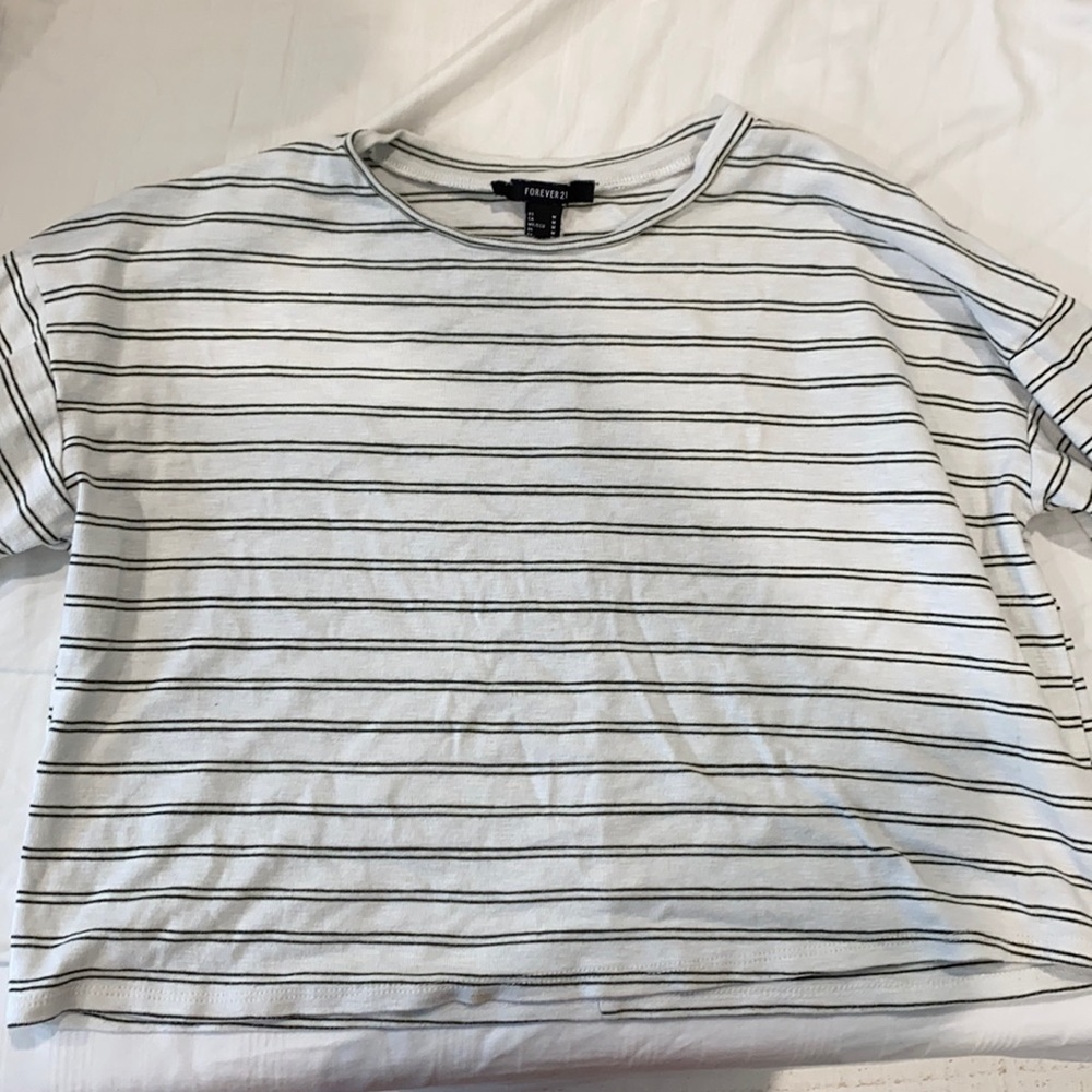 white striped shirt